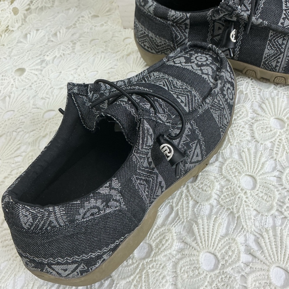 Roper Black and Gray Patterned Sneakers - Picture 3 of 7